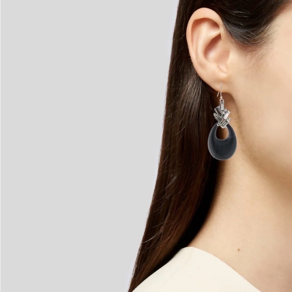 New Alexis Bittar
Lucite & Crystal Baguette Cluster Drop Earrings - Picture 4 of 4